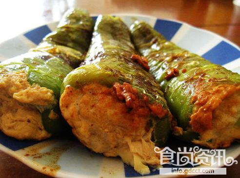 青椒塞肉_青椒塞肉的做法_怎么做青椒塞肉