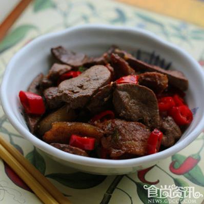 霸气侧漏的土匪猪肝的做法