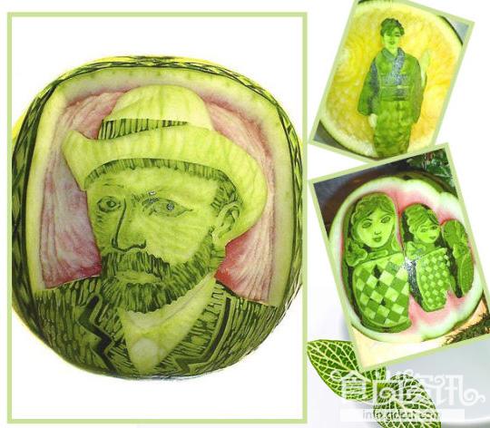 西瓜很忙  造型卖萌，最创意吃法走红