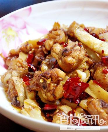 幸福小两口的家常菜谱 仔姜炒鸡