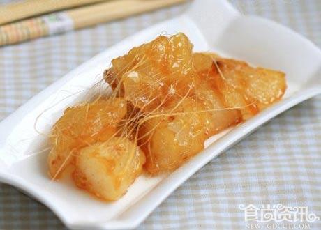 拔丝苹果的做法 张亮厨师来教你