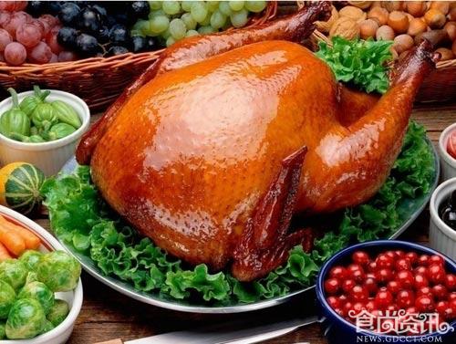感恩节火鸡_美国感恩节上的特色美食