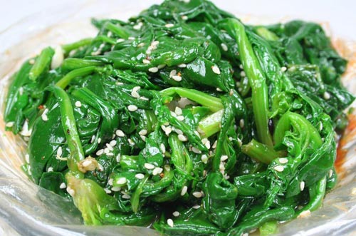 凉拌菠菜