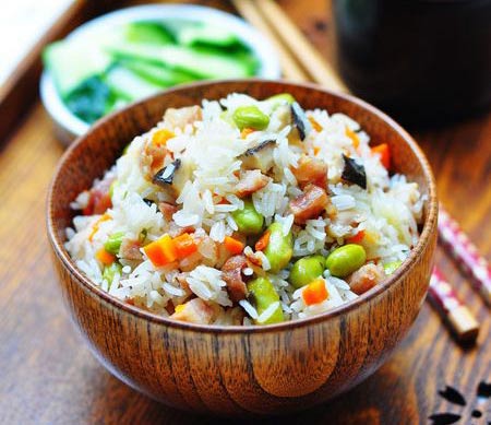 电饭煲腊肠饭