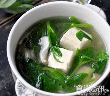 豌豆苗豆腐汤的做法 豌豆苗豆腐汤怎么做好吃
