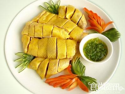 福建长汀特产美食白斩河田鸡的做法