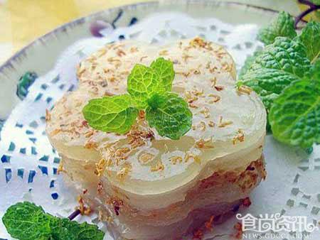 南京特色小吃梅花糕