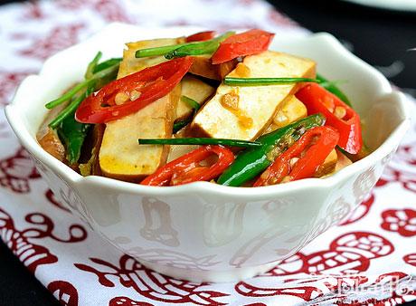 青椒炒攸县香干的做法