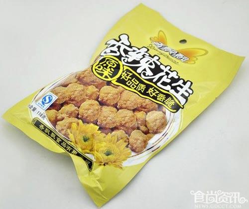 “香飘飘”花生被检出致病菌 8种食品遭下架