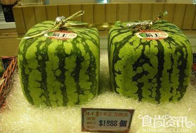 日本现天价方形西瓜 这食品安全吗？