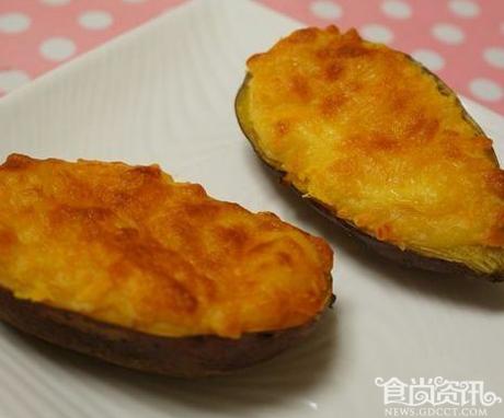美味点心 芝士焗番薯的做法