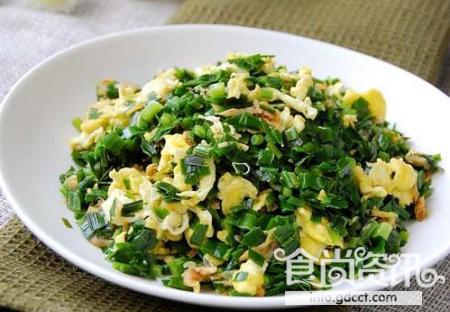 韭菜炒鸡蛋 滋阴补肾妙搭配